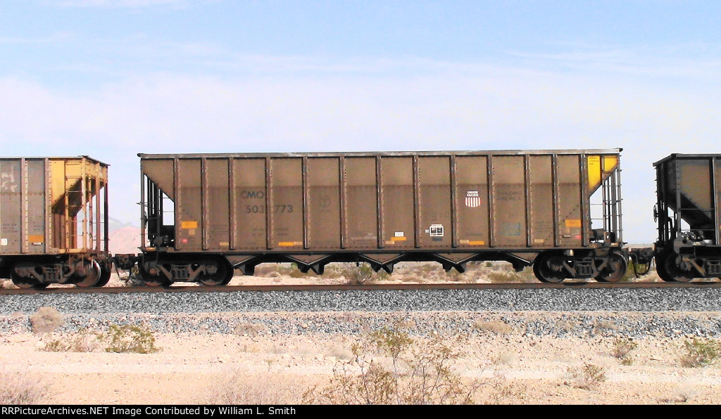 EB Unit Empty Open Hopper Frt at Erie NV -31